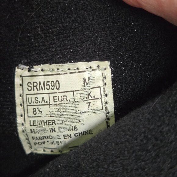 SRMax Leather Embroidered Cowboy Rodeo Western Boots Slip Resistant Size 8.5 - Picture 6 of 6